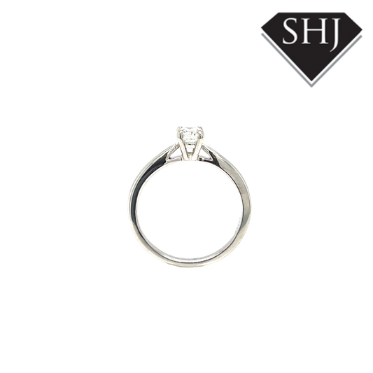 Platinum Single Stone 0.50ct Diamond Ring