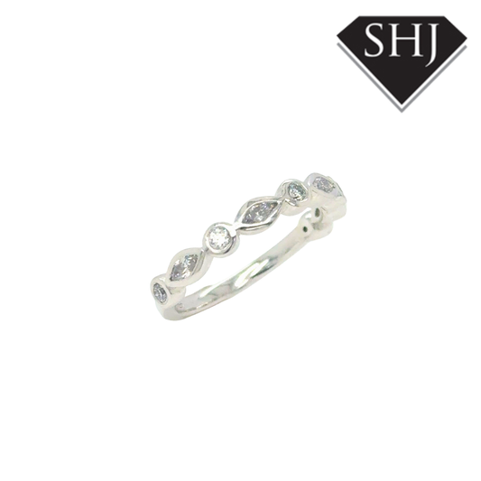 18ct White Gold Diamond Eternity Ring