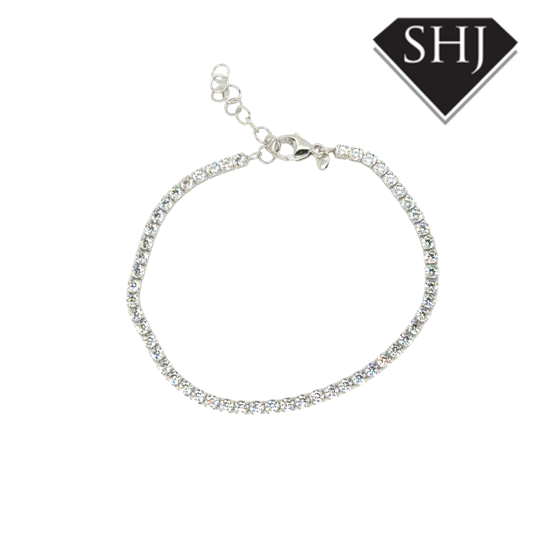 Silver CZ Bracelet