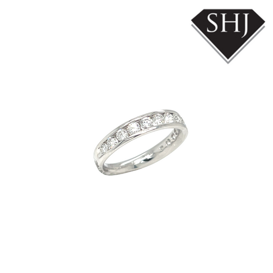 Platinum 1.00ct Diamond Eternity Ring