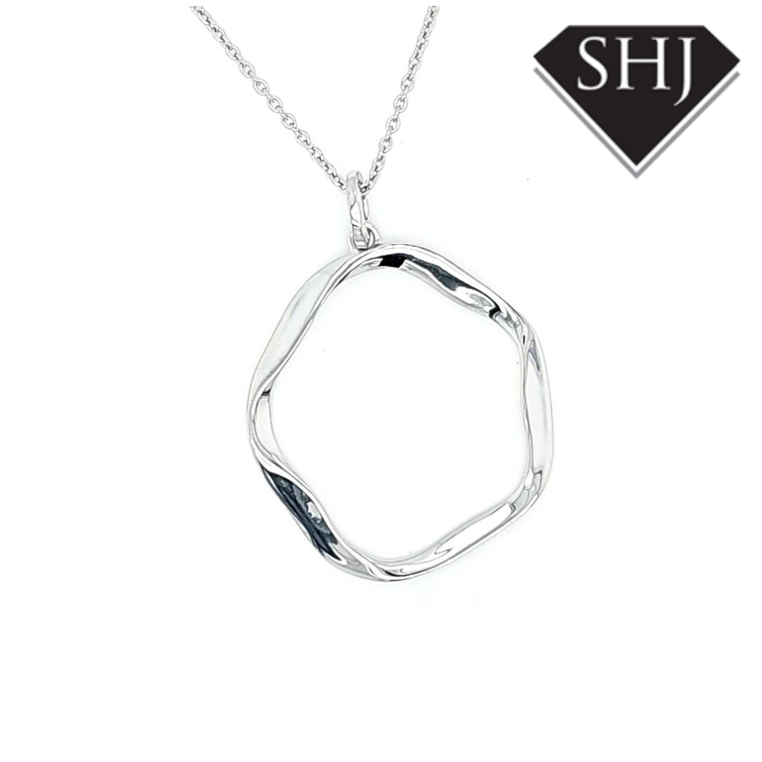 Silver Abstract Silver Pendant