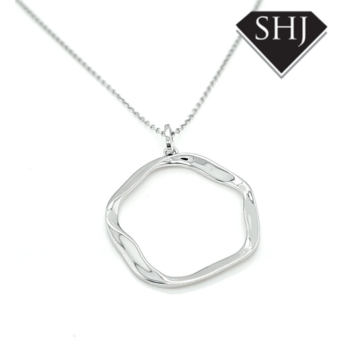 Silver Abstract Silver Pendant