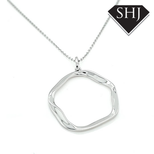 Silver Abstract Silver Pendant