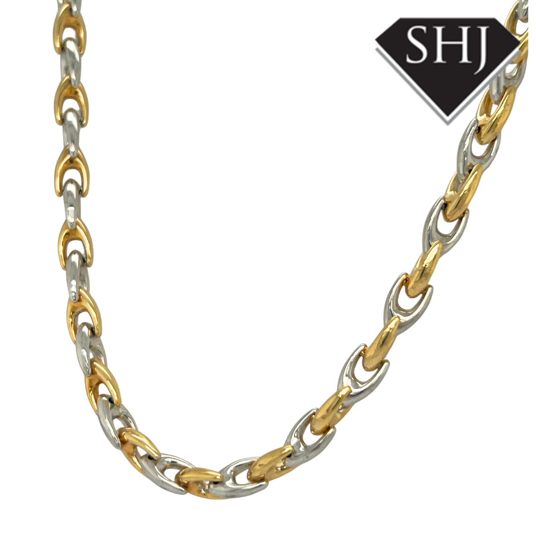 Silver Gold Plated Necklace
