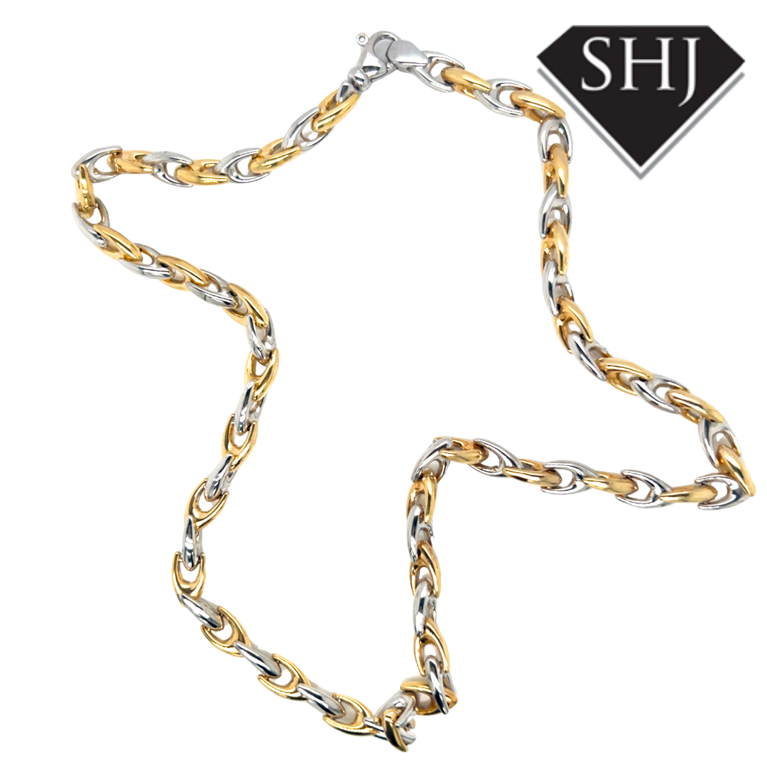 Silver Gold Plated Necklace