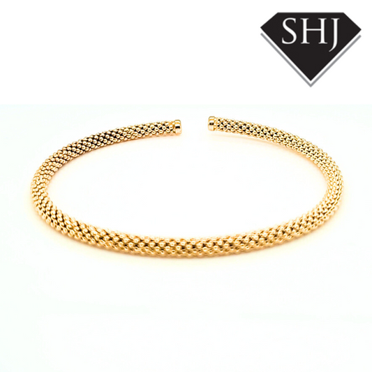Silver Gold Plated Bangle
