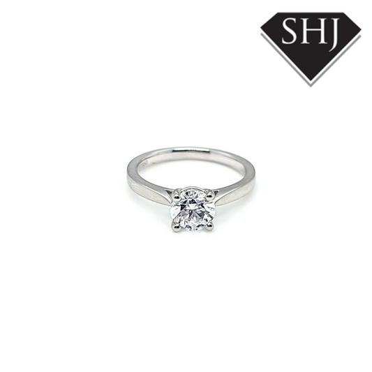 Platinum Lab Grown Solitaire Ring
