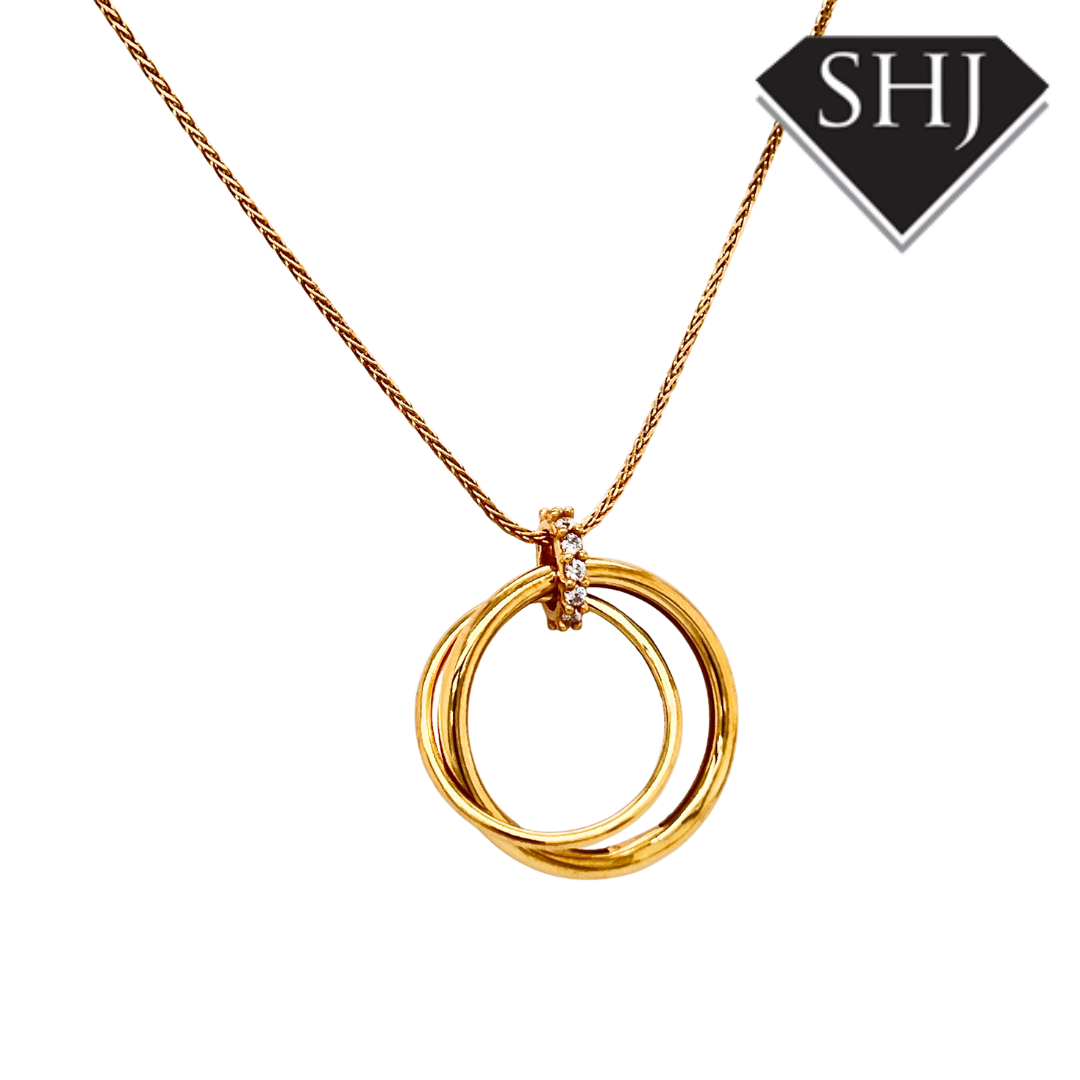 Silver Gold Plated Necklace