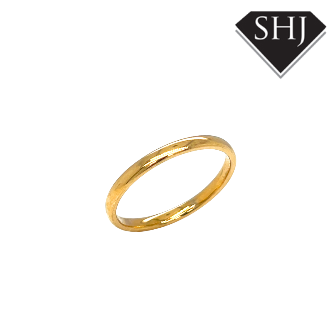 9ct Yellow Gold Wedding Band
