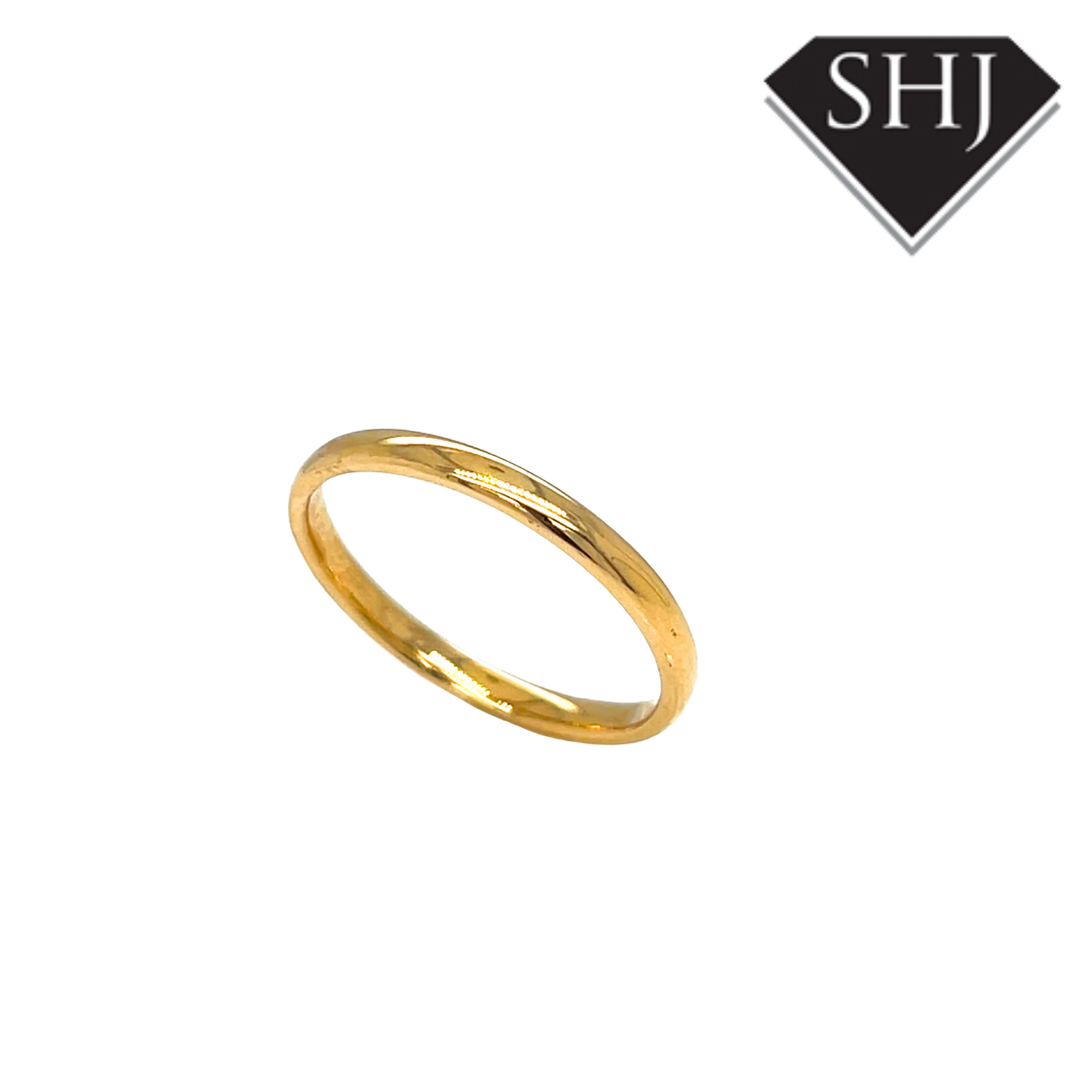 9ct Yellow Gold Wedding Band