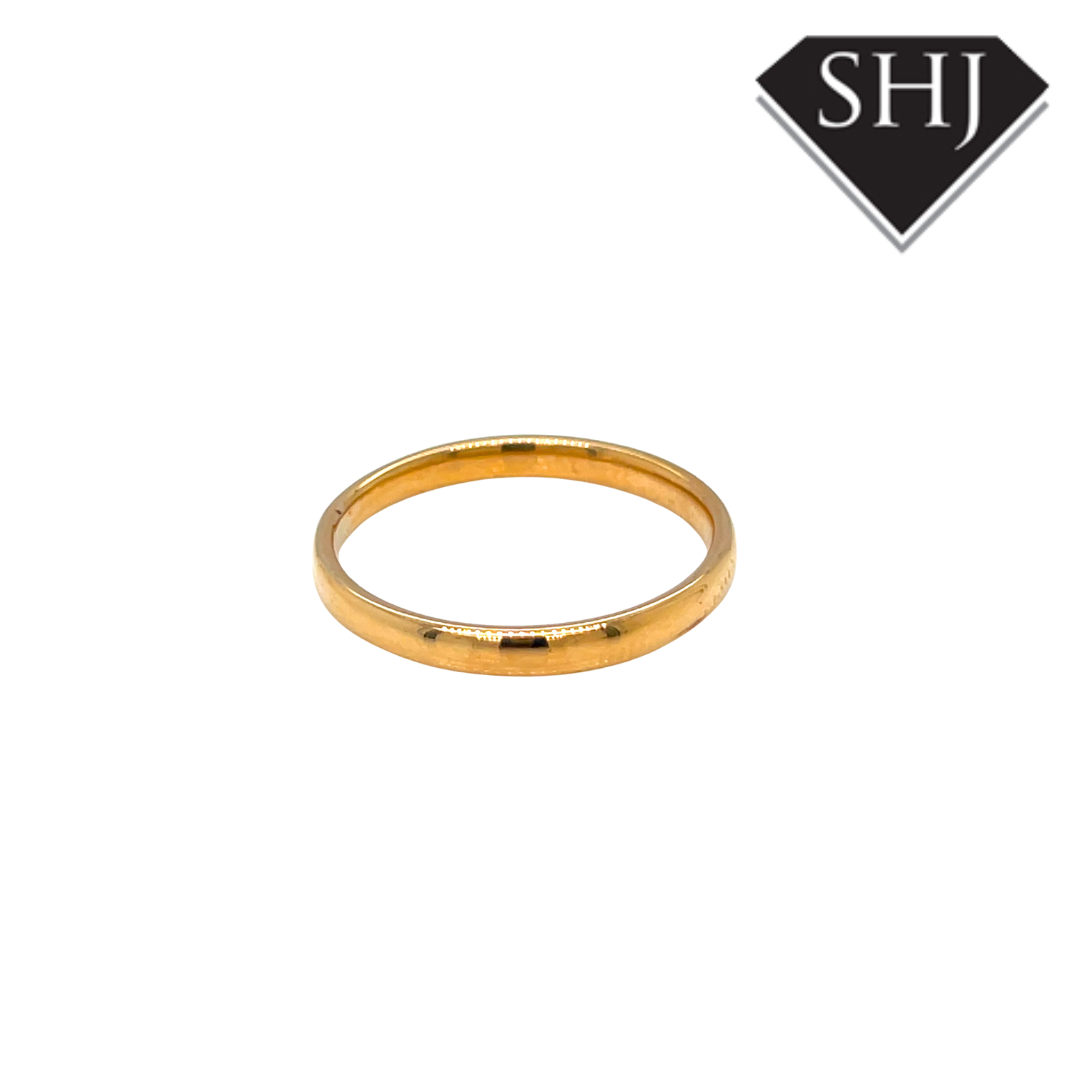 9ct Yellow Gold Wedding Band