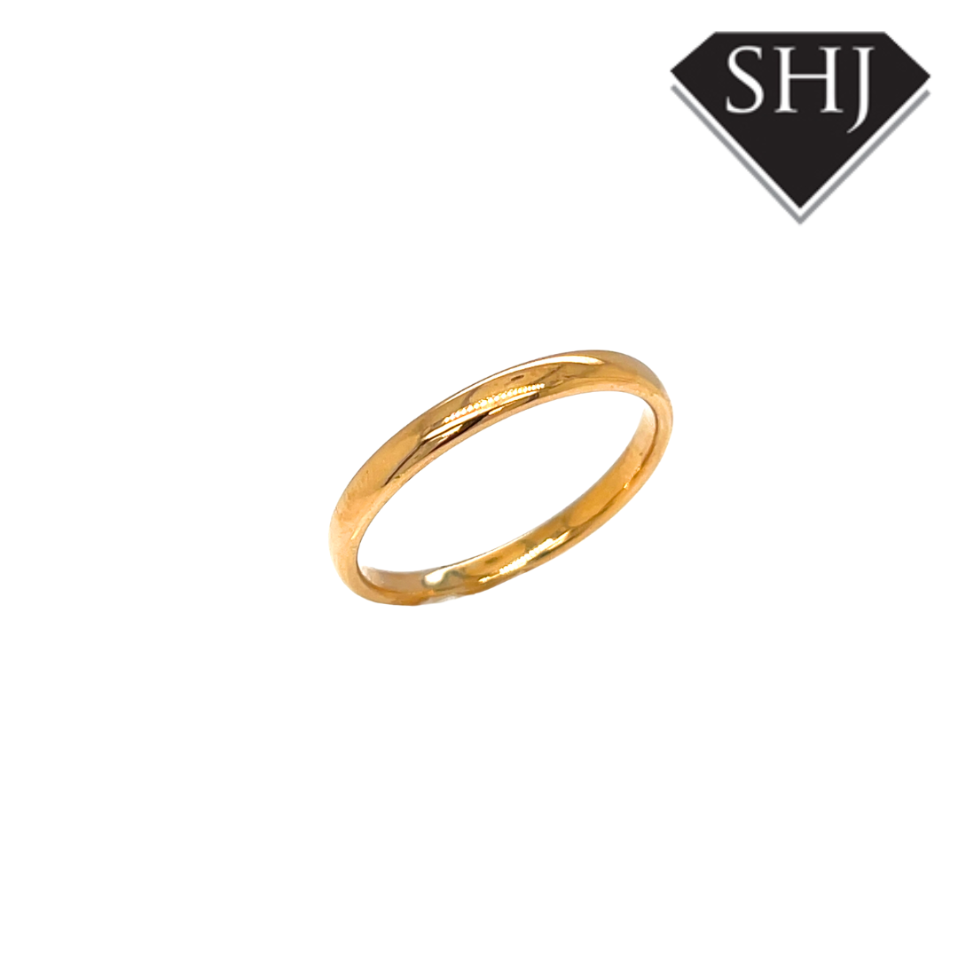 9ct Yellow Gold Wedding Band