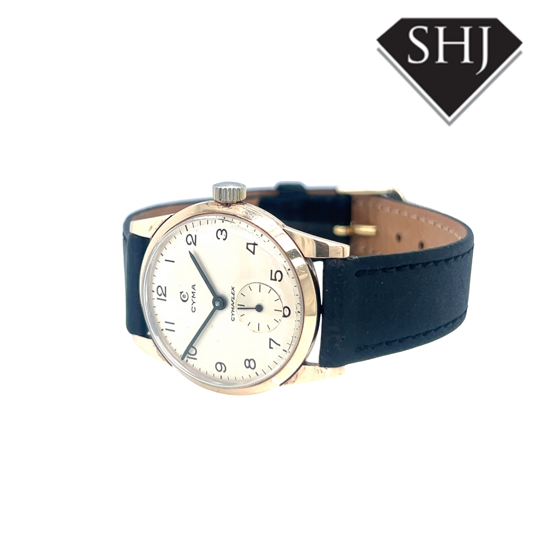 CYMA Flex Manual 9ct Yellow Gold Dress Watch