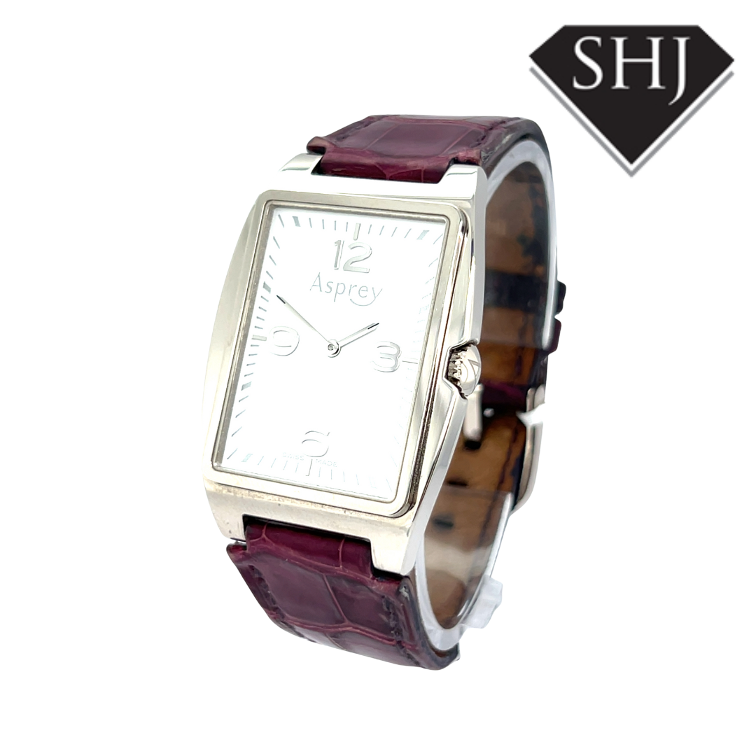 Asprey 18ct White Gold Manual 2007 Box & Papers