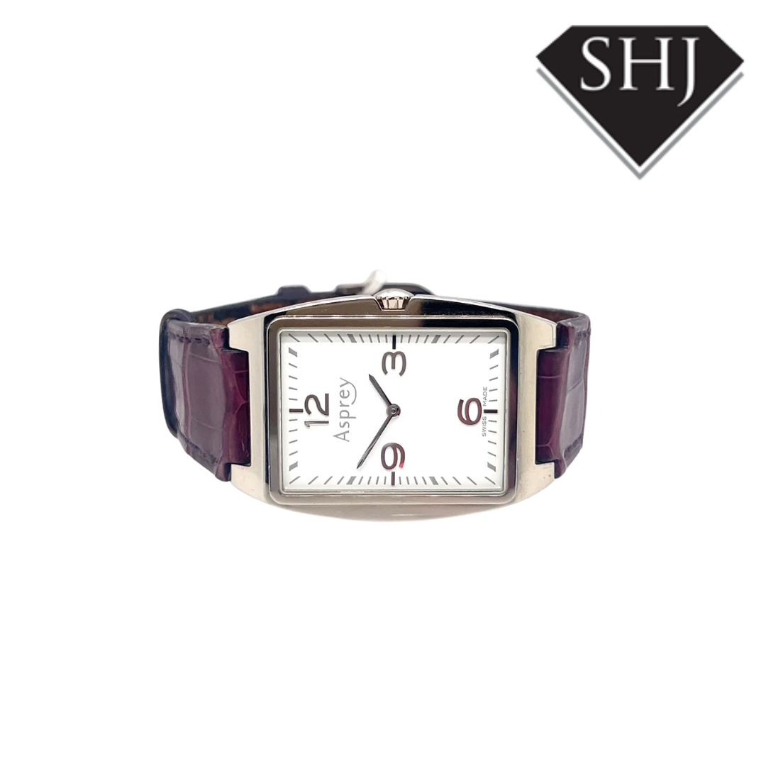 Asprey 18ct White Gold Manual 2007 Box & Papers