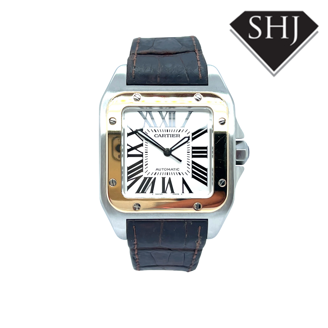 Cartier Santos 100 2004 Box & Papers