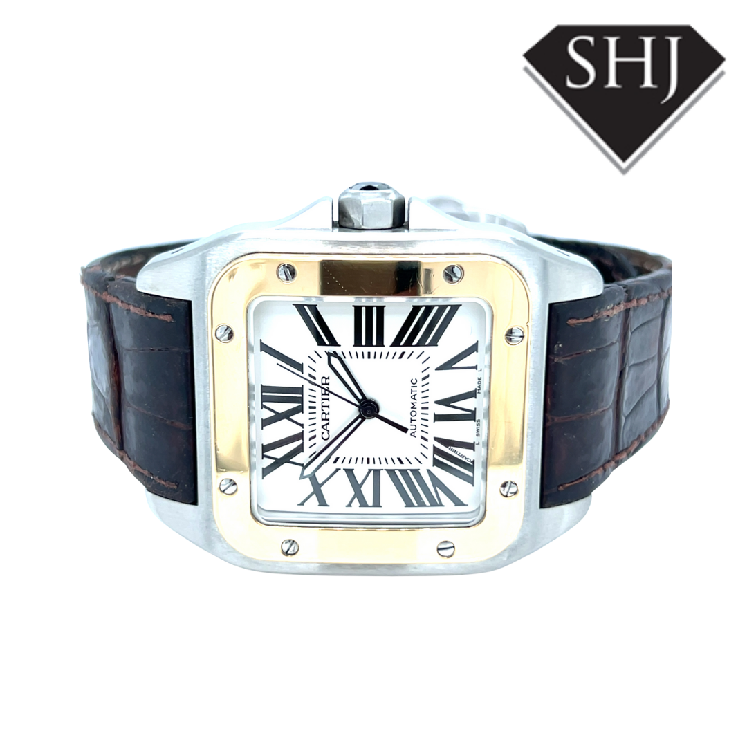 Cartier Santos 100 2004 Box & Papers
