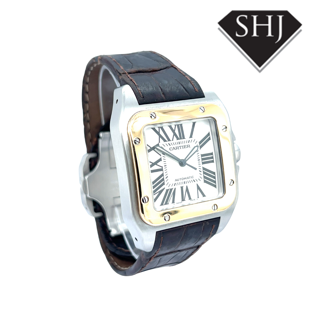 Cartier Santos 100 2004 Box & Papers