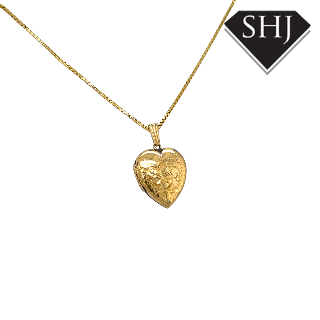 Rolled Gold Heart Locket