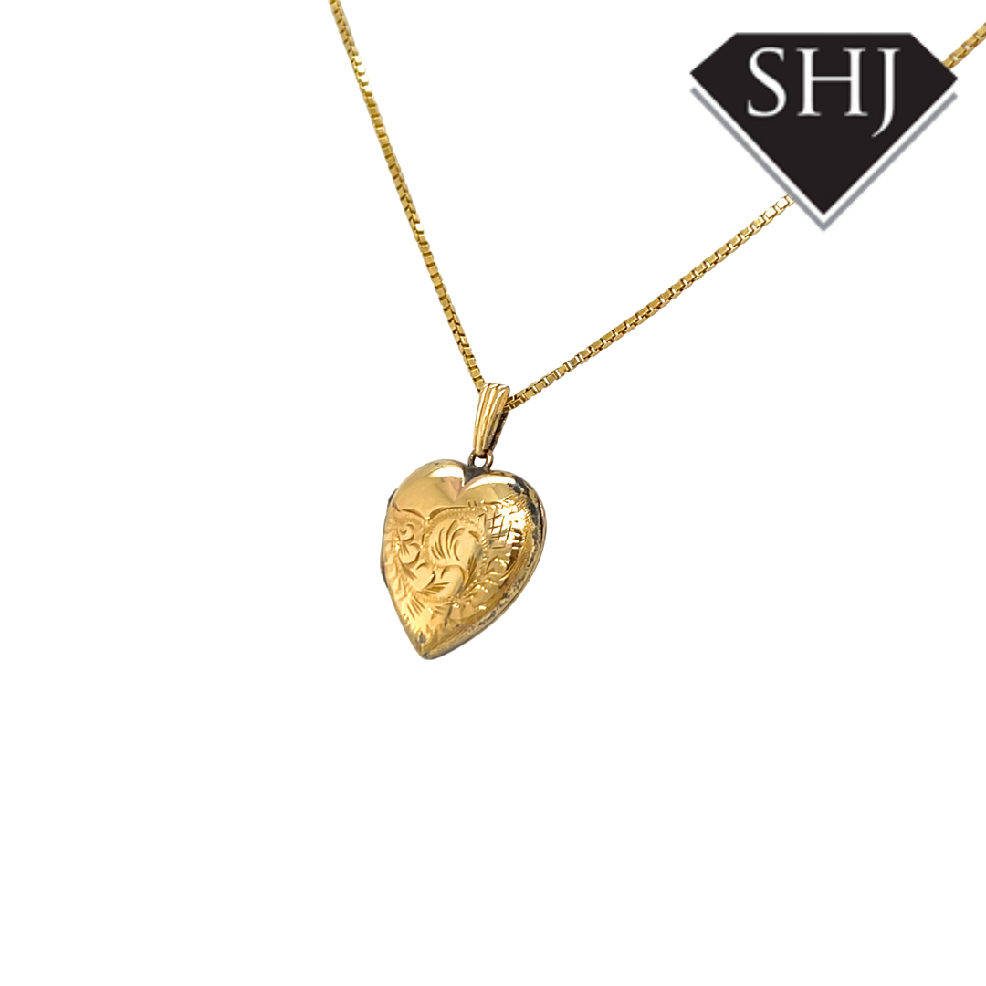 Rolled Gold Heart Locket