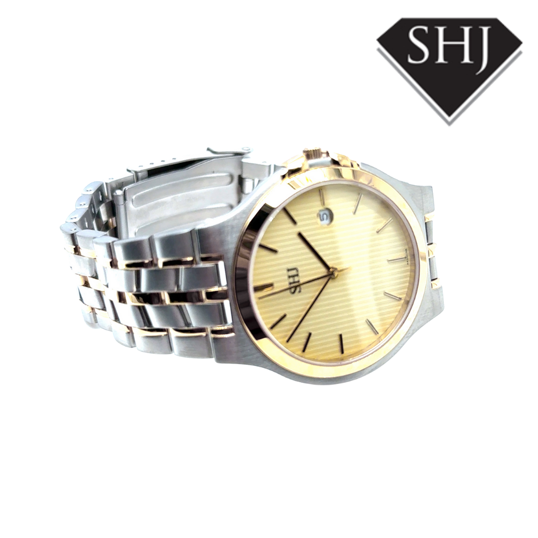 SHJ Gents Bi Colour Watch