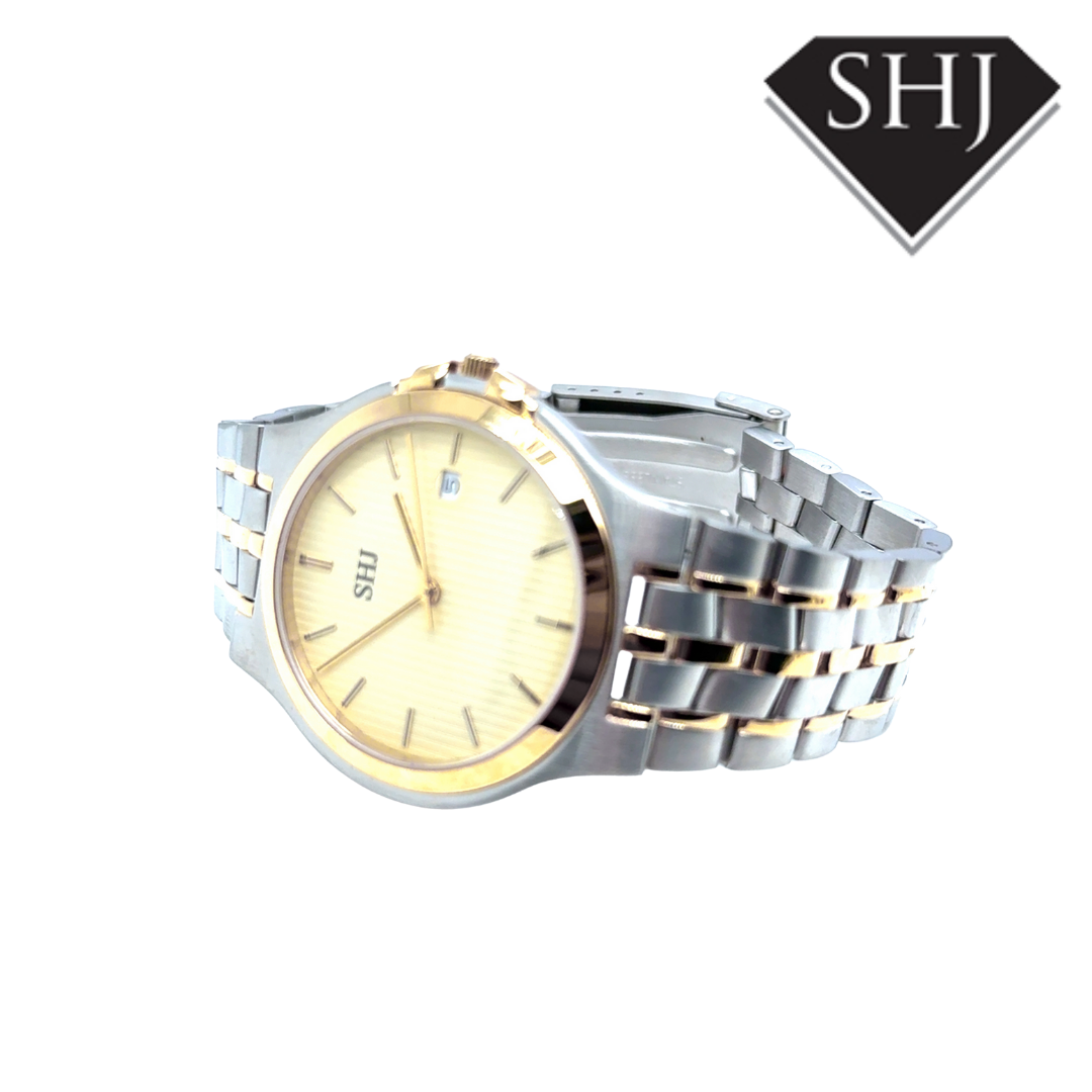 SHJ Gents Bi Colour Watch