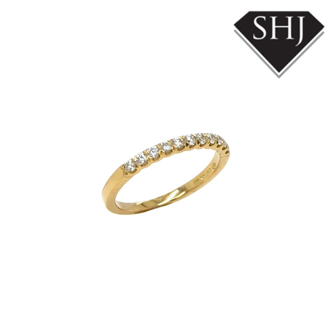 18ct Yellow Gold 0.26ct Diamond Eternity Ring