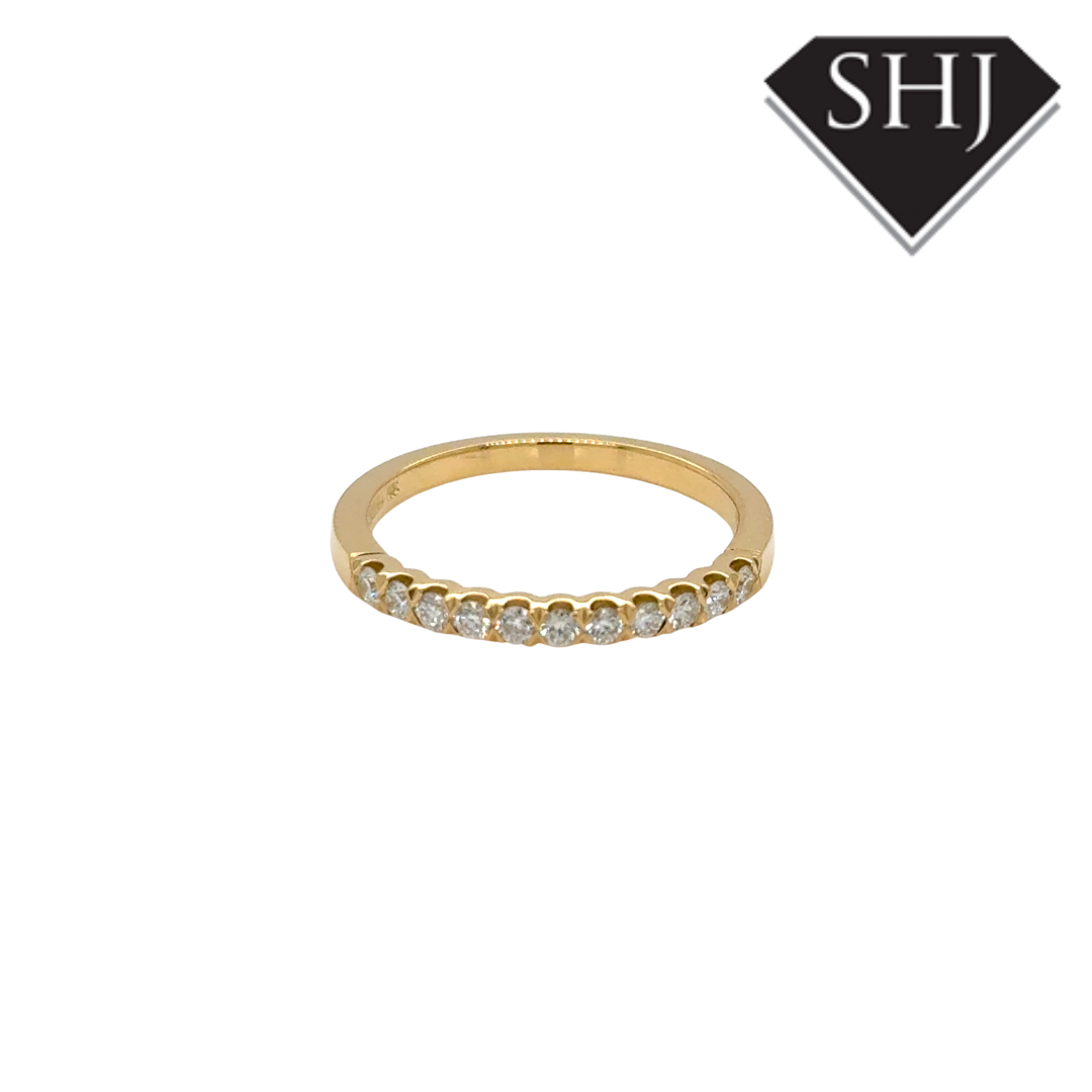 18ct Yellow Gold 0.26ct Diamond Eternity Ring