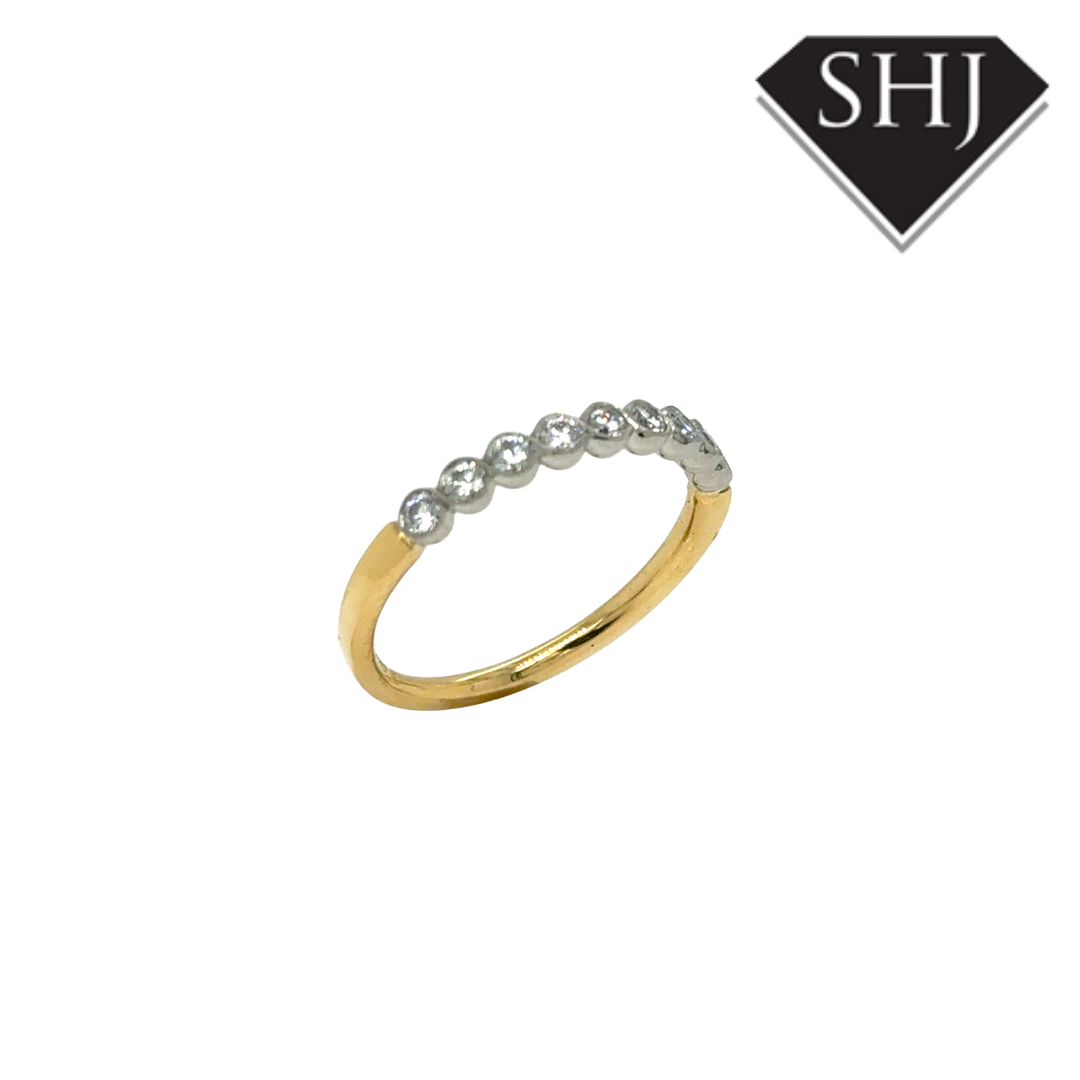 18ct Yellow Gold 0.32ct Diamond Eternity Ring
