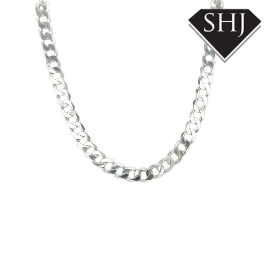 Silver 18" Curb Chain