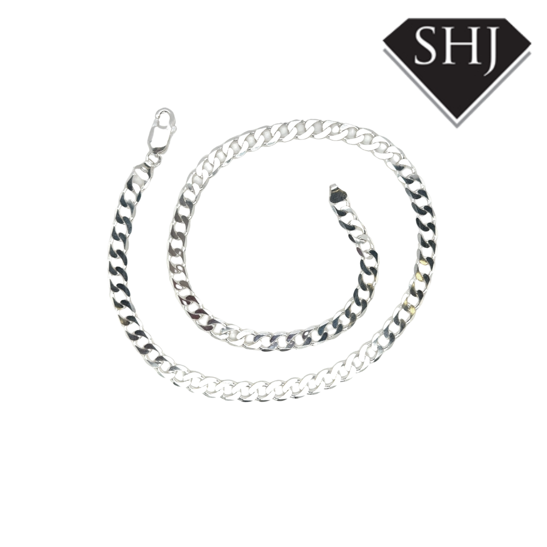 Silver 18" Curb Chain