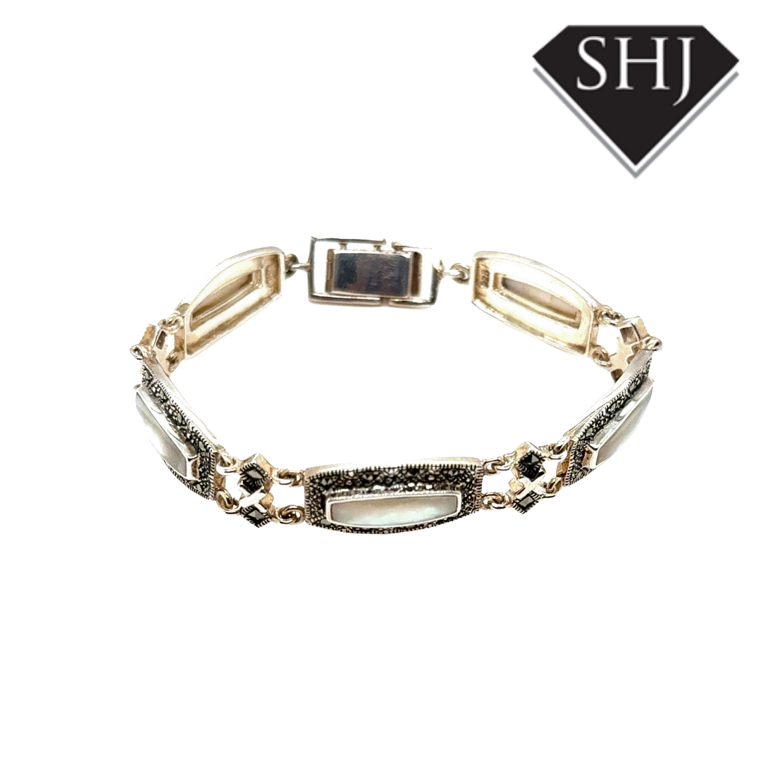 Silver MOP Bracelet