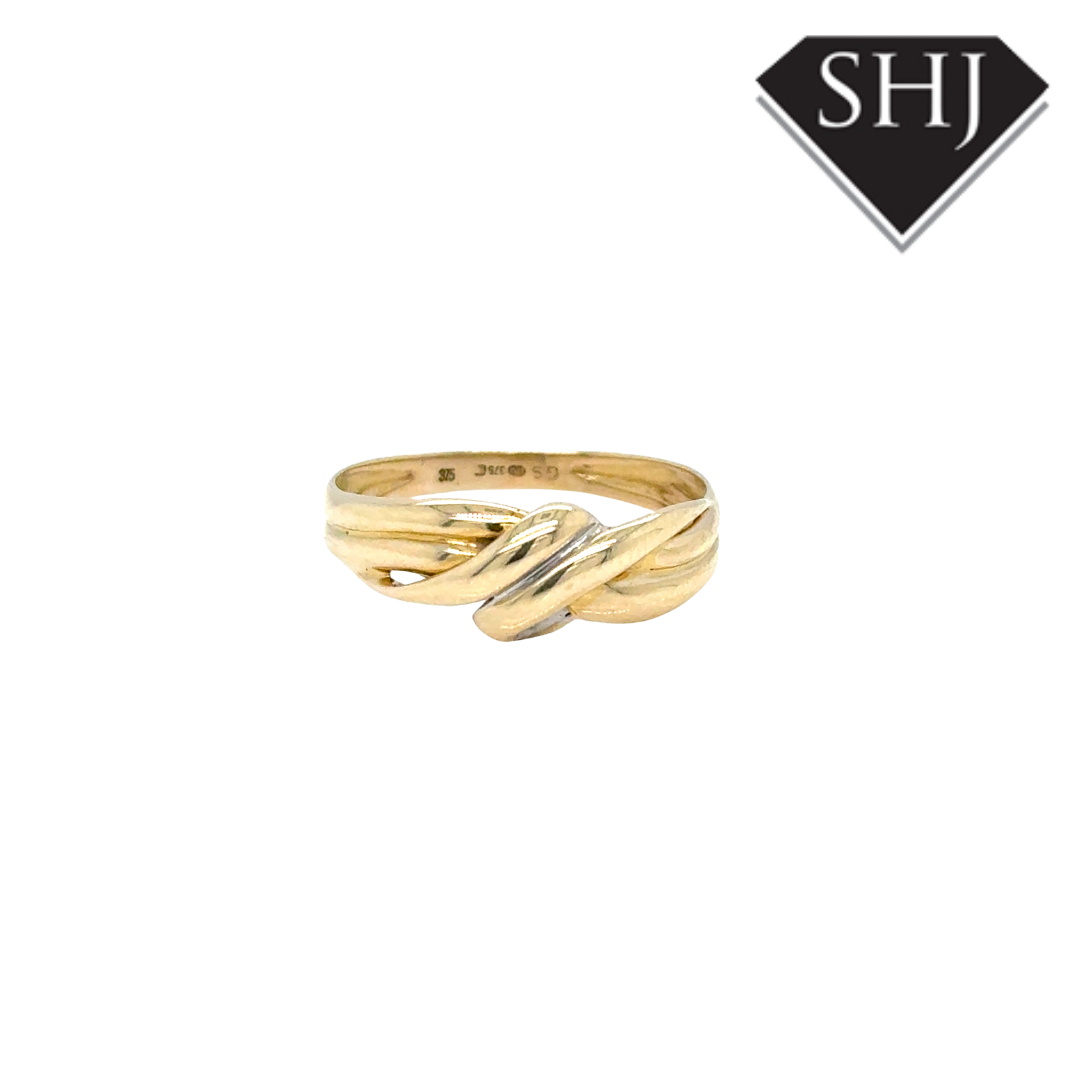 9ct Yellow Gold Twist Ring