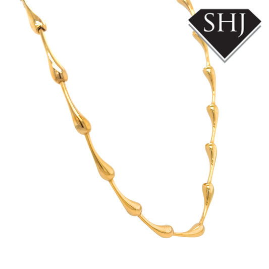 Silver 18ct Gold Plated Totty Necklace