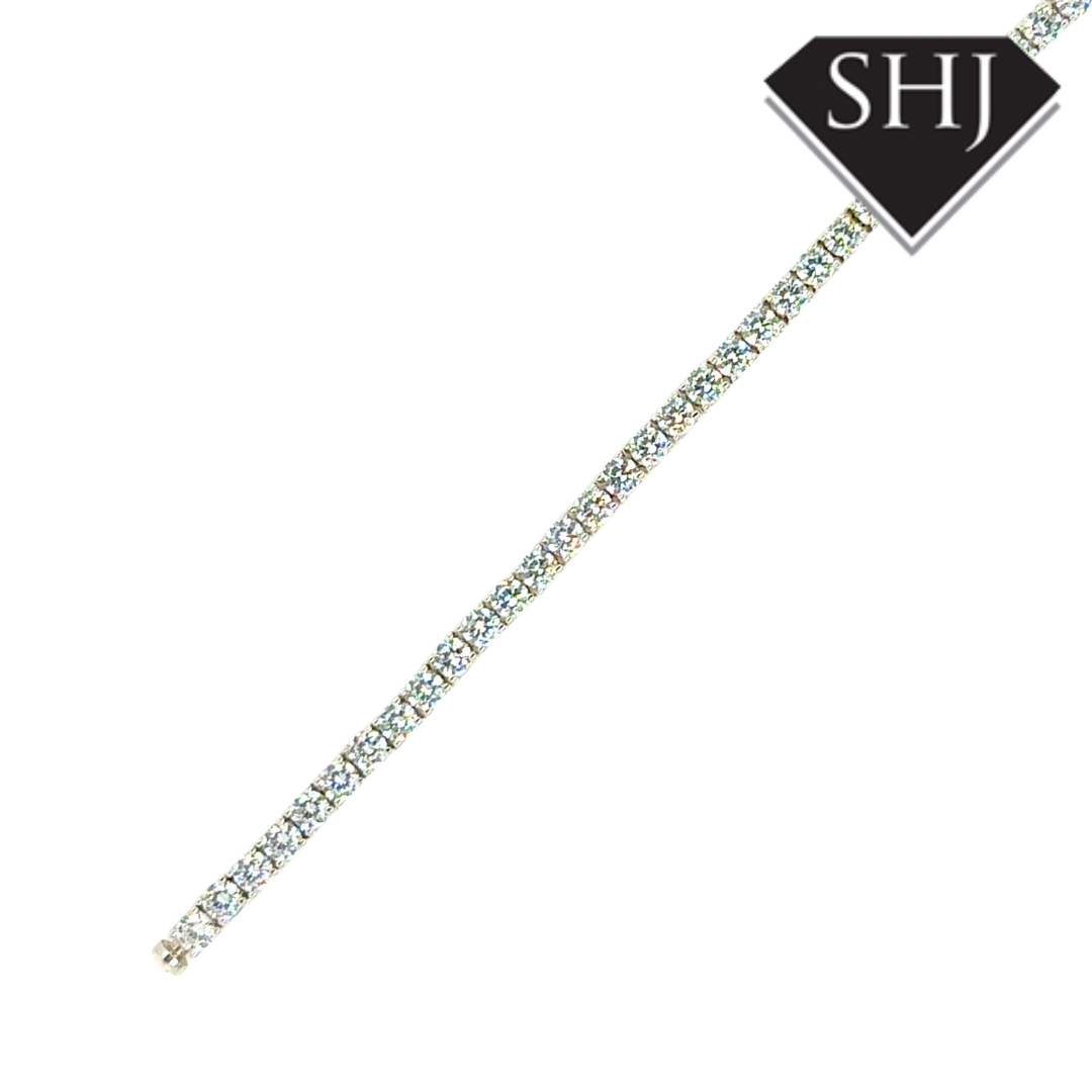 Silver CZ Tennis Bracelet