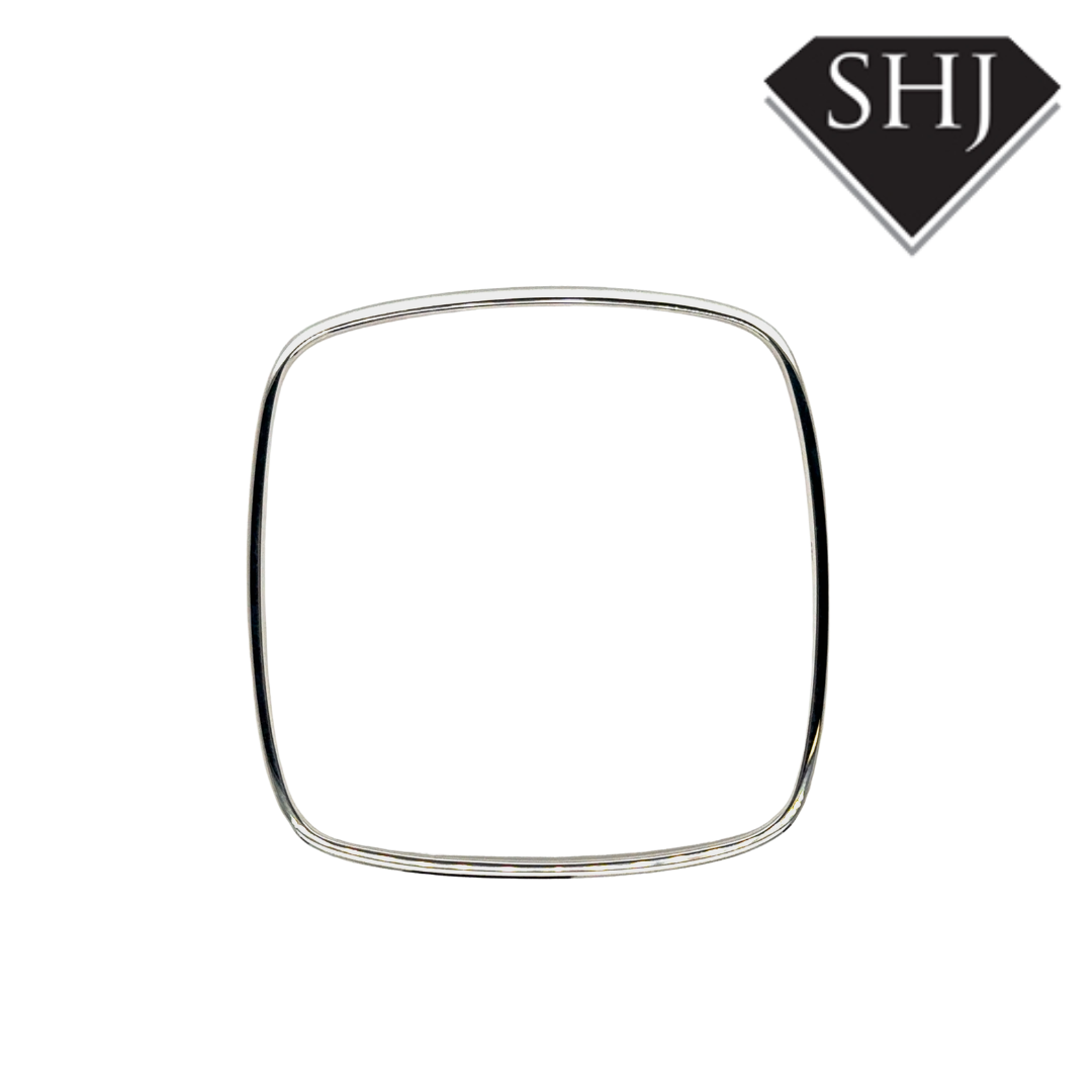 Silver Square Bangle