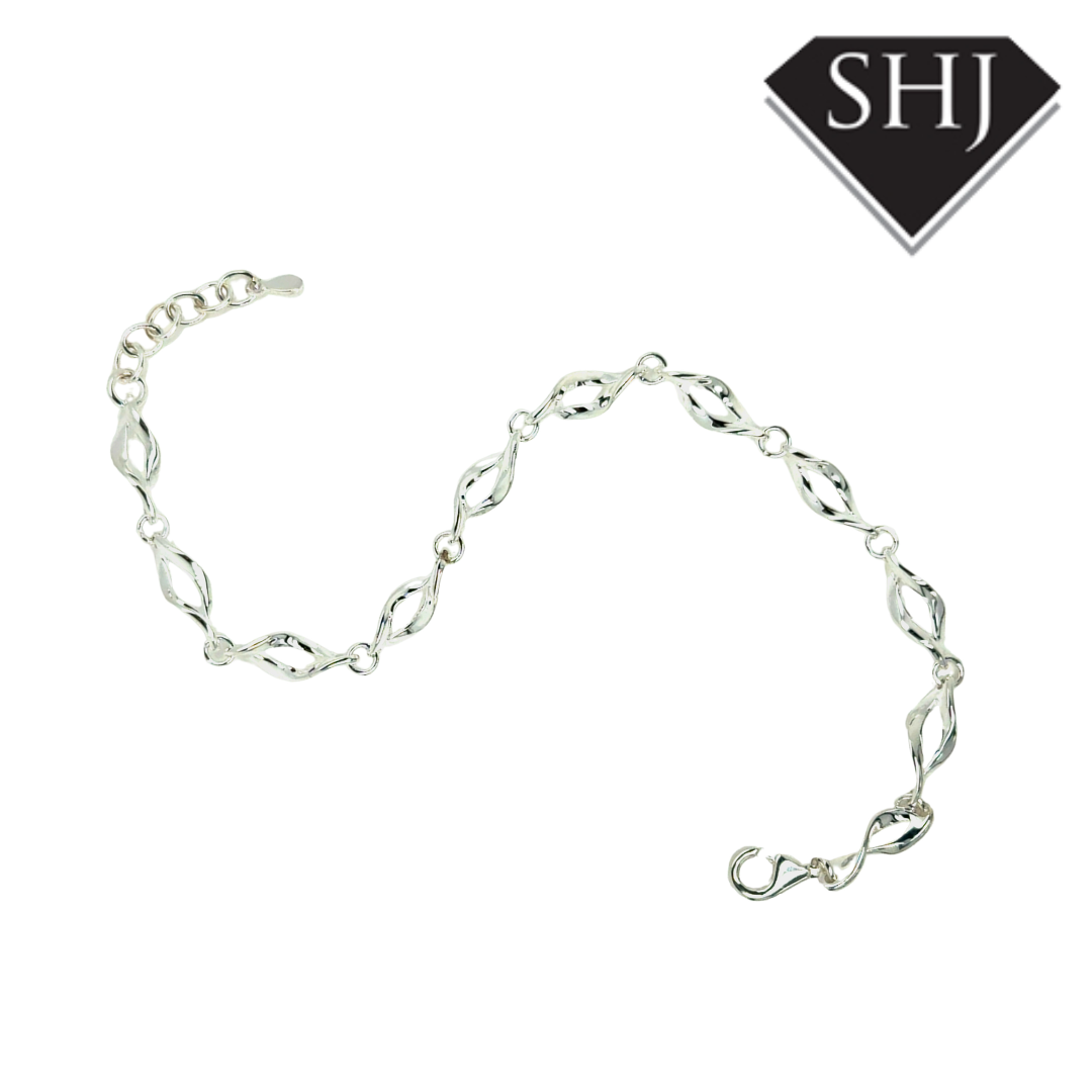 Silver Twist Bracelet