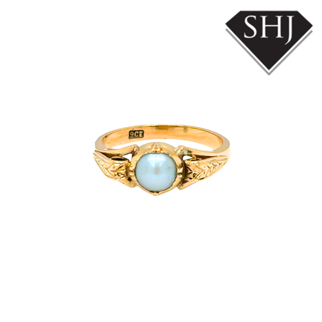 9ct Yellow Gold Pearl Ring