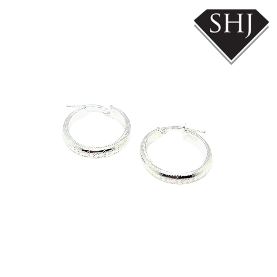Silver Hoop Earrings
