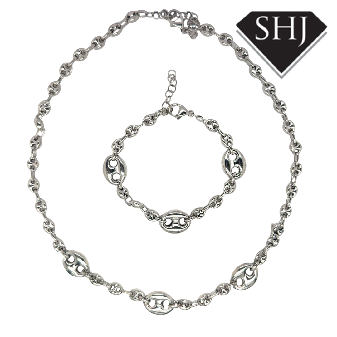 Silver Marine Chain Bracelet