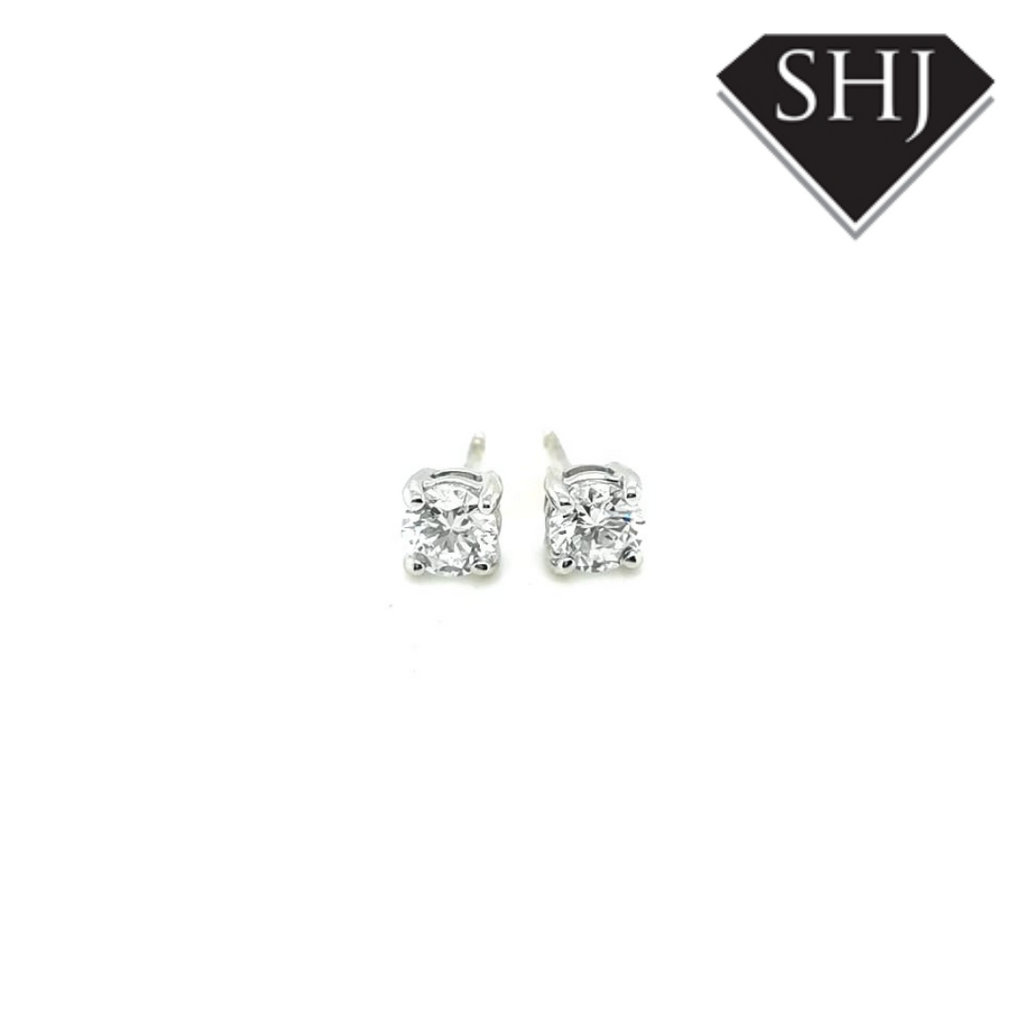 Diamond studs blue on sale nile