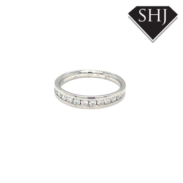 14ct White Gold 0.33ct Diamond Eternity Ring