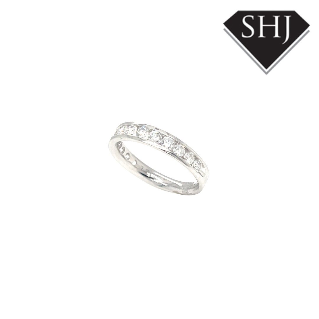14ct White Gold 1.00ct Diamond Eternity Ring