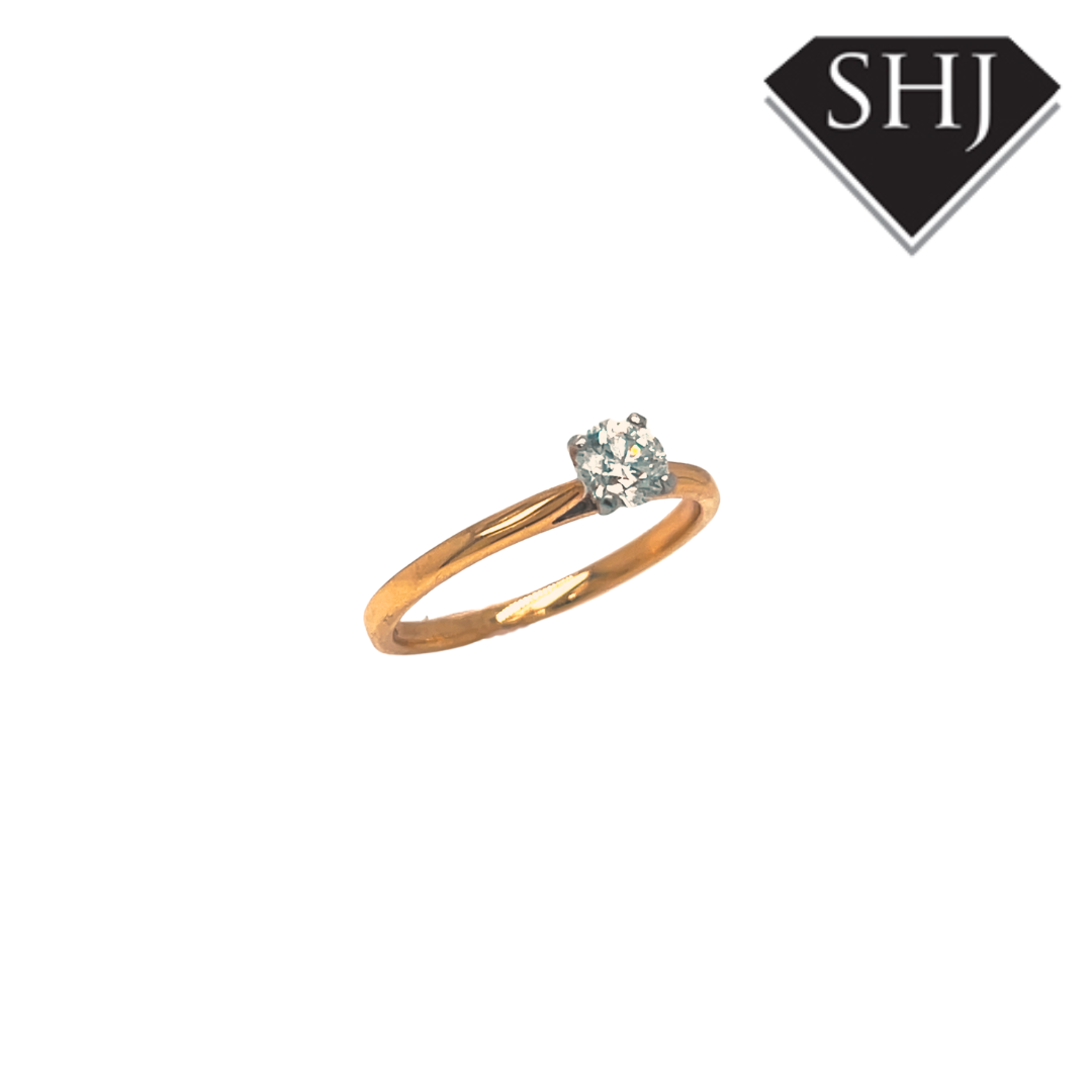 18ct Yellow Gold 0.40ct Diamond Ring