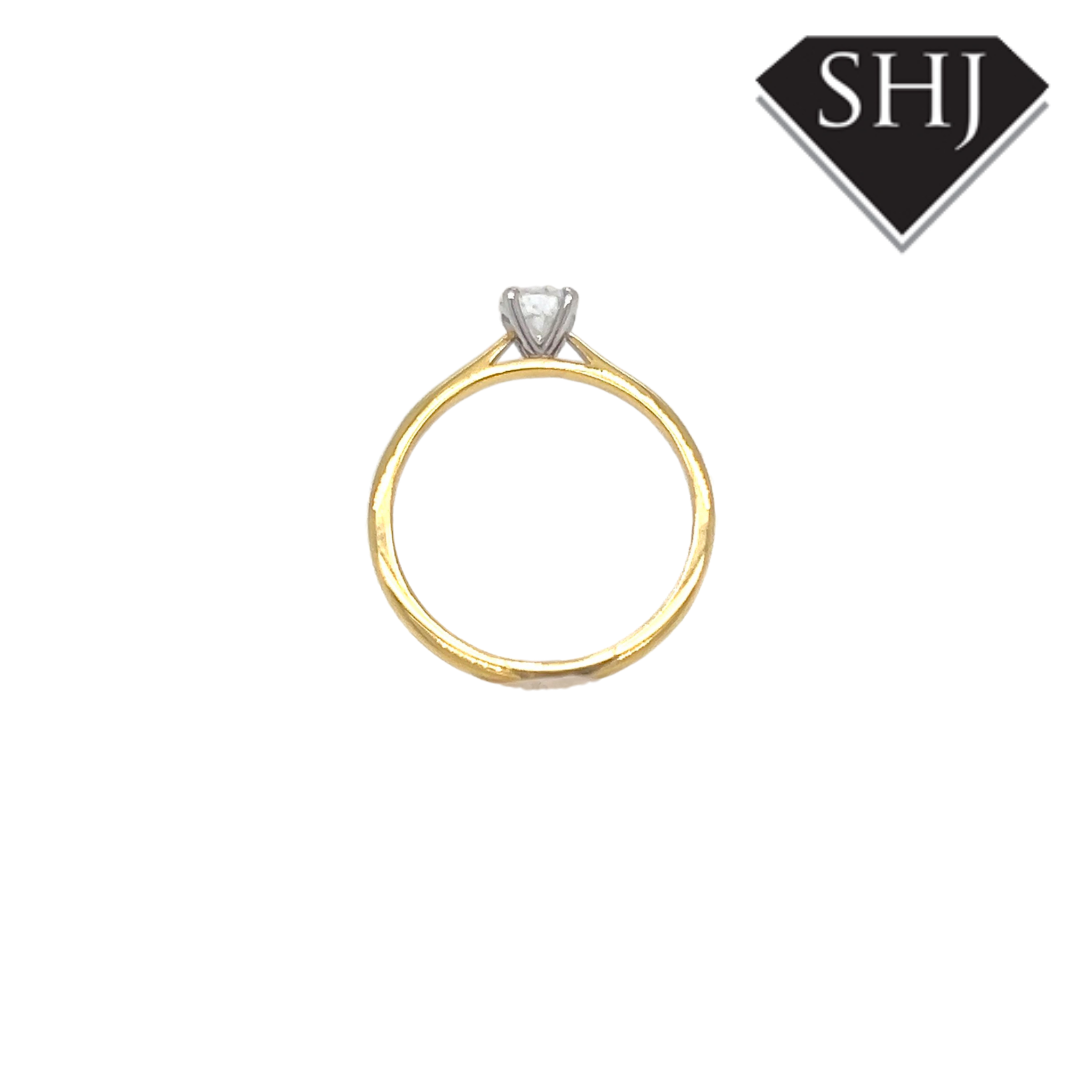 18ct Yellow Gold 0.40ct Diamond Ring