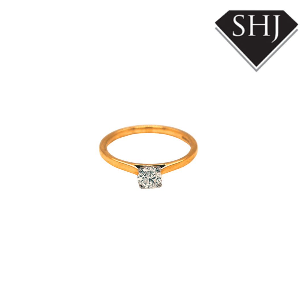18ct Yellow Gold 0.40ct Diamond Ring