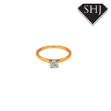 18ct Yellow Gold Diamond Ring