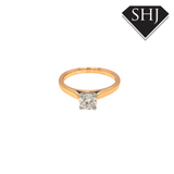 18ct Yellow White Gold 0.70ct Diamond Ring