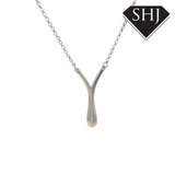 Silver Melting Drip Necklace Lucy Q