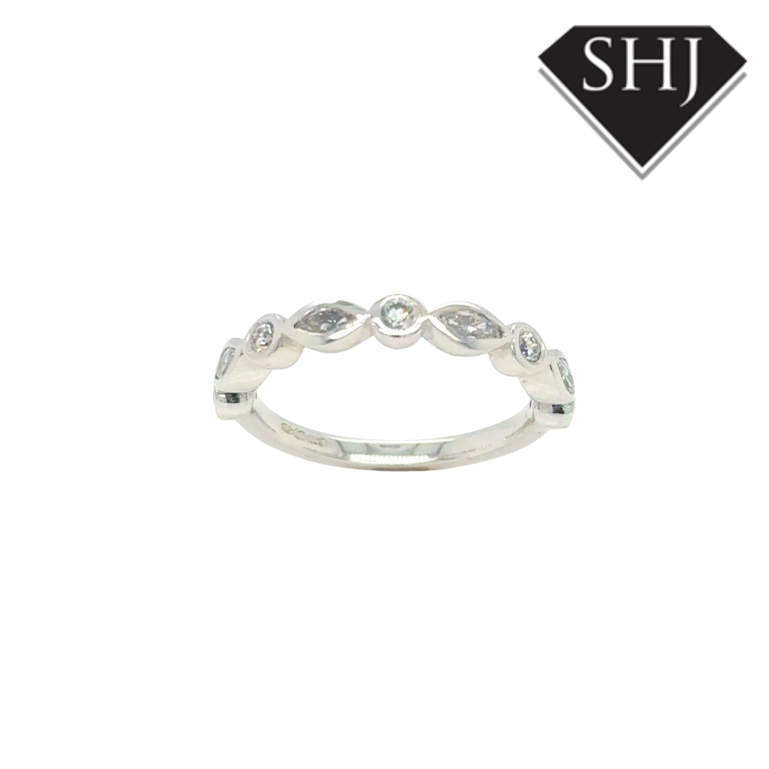 18ct White Gold Diamond Eternity Ring